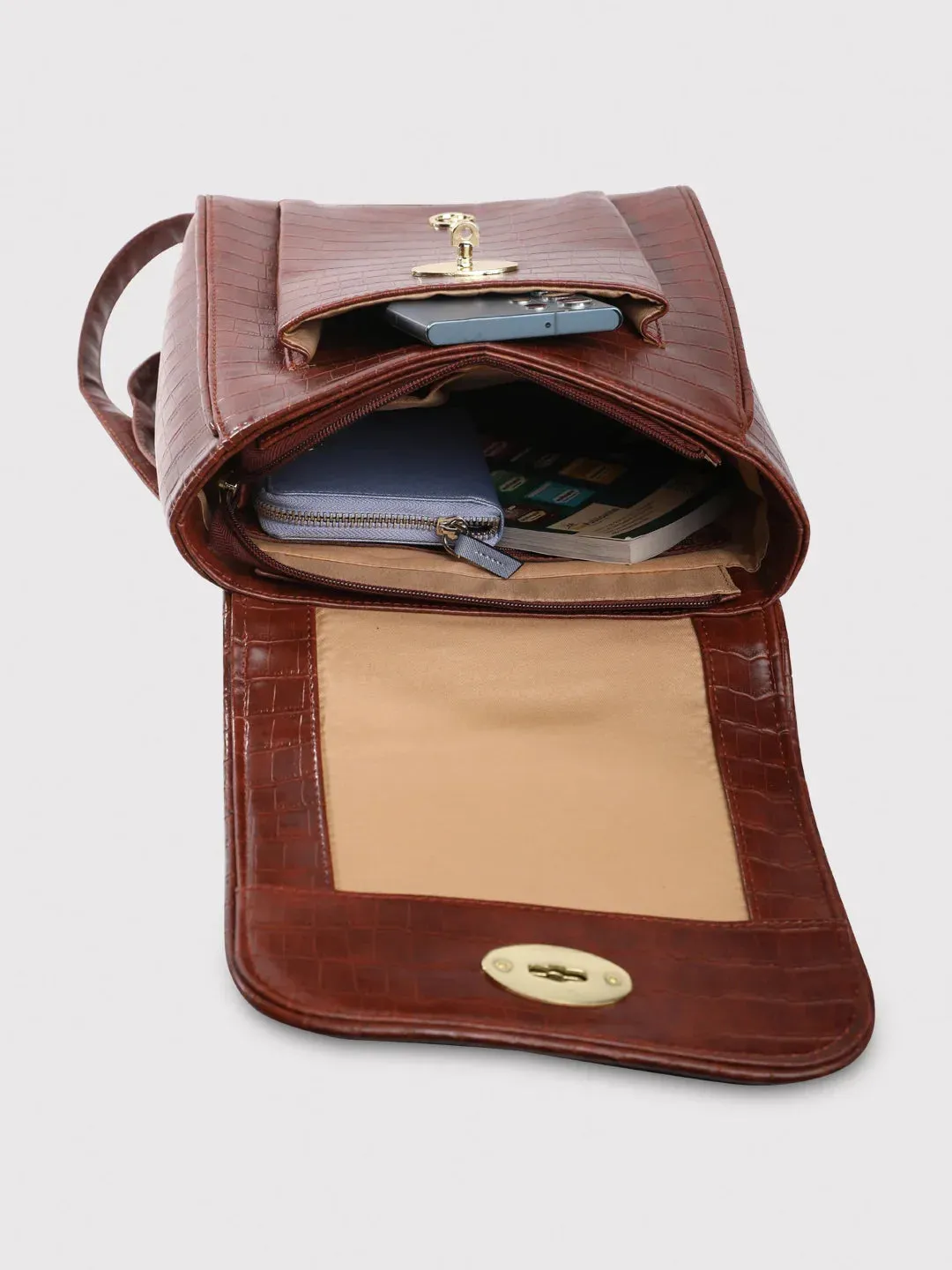 Caprese Treza Backpack Medium Tan