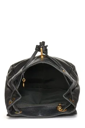 CHANEL,  Black Caviar 3 'CC' Backpack Medium, Black