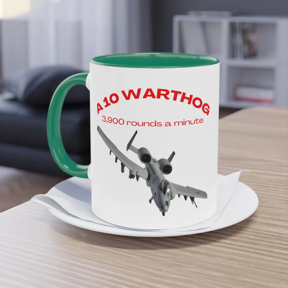 Coffee Mug  ( A10 Warthog ) Military Style