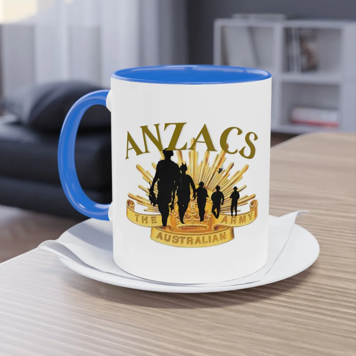 Coffee Mug  ( ANZACS ) Military Style