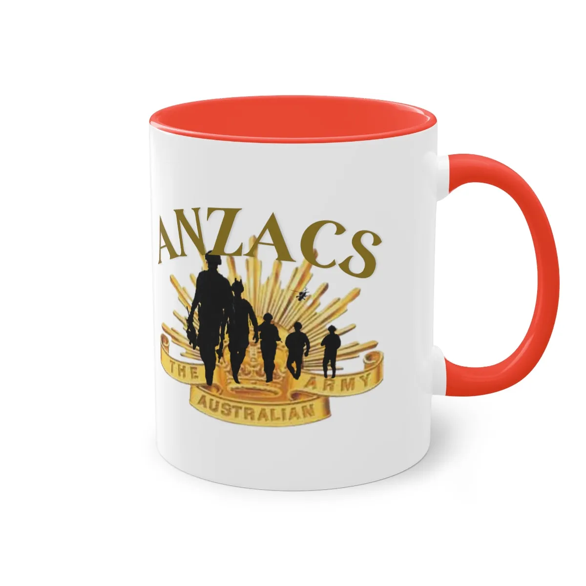 Coffee Mug  ( ANZACS ) Military Style