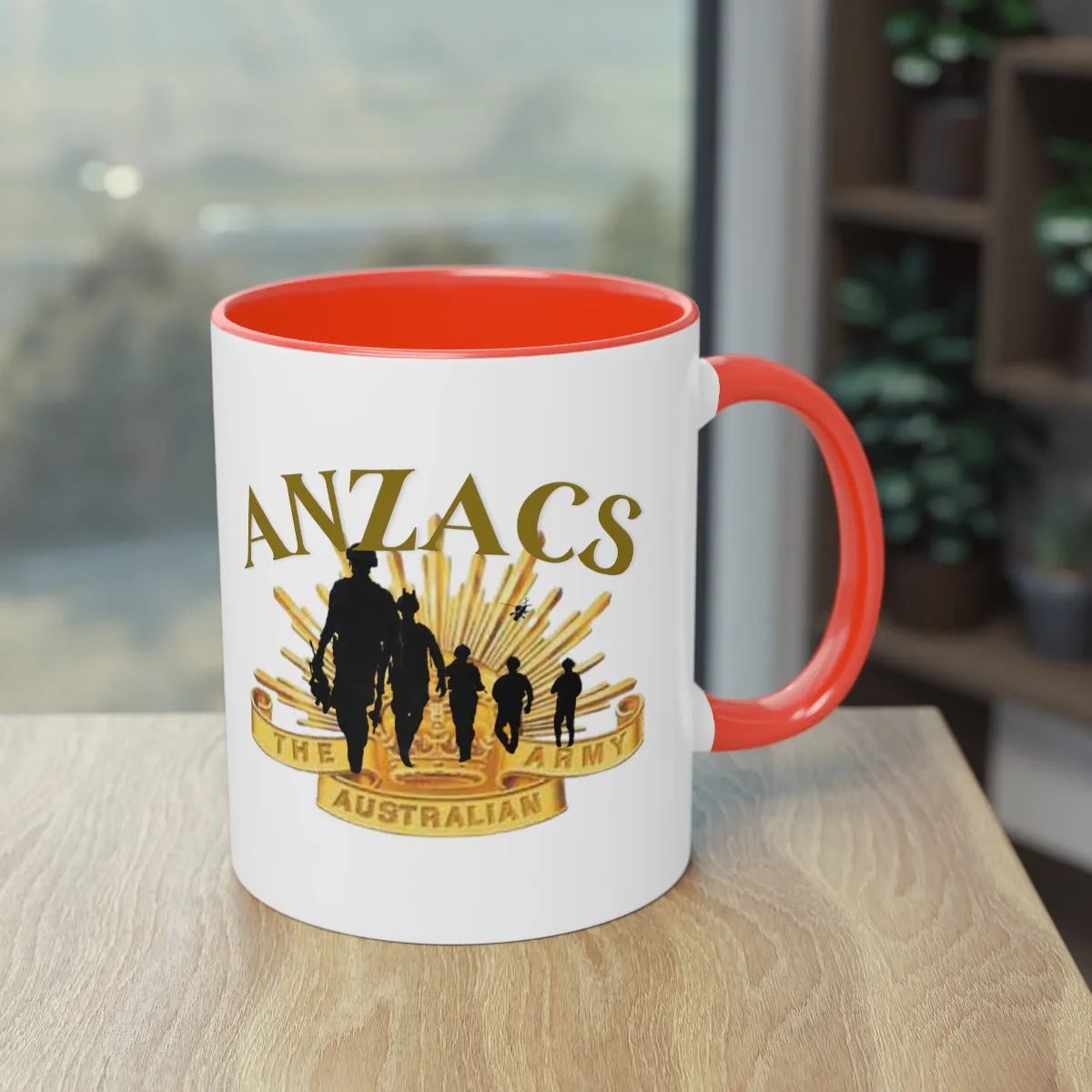 Coffee Mug  ( ANZACS ) Military Style