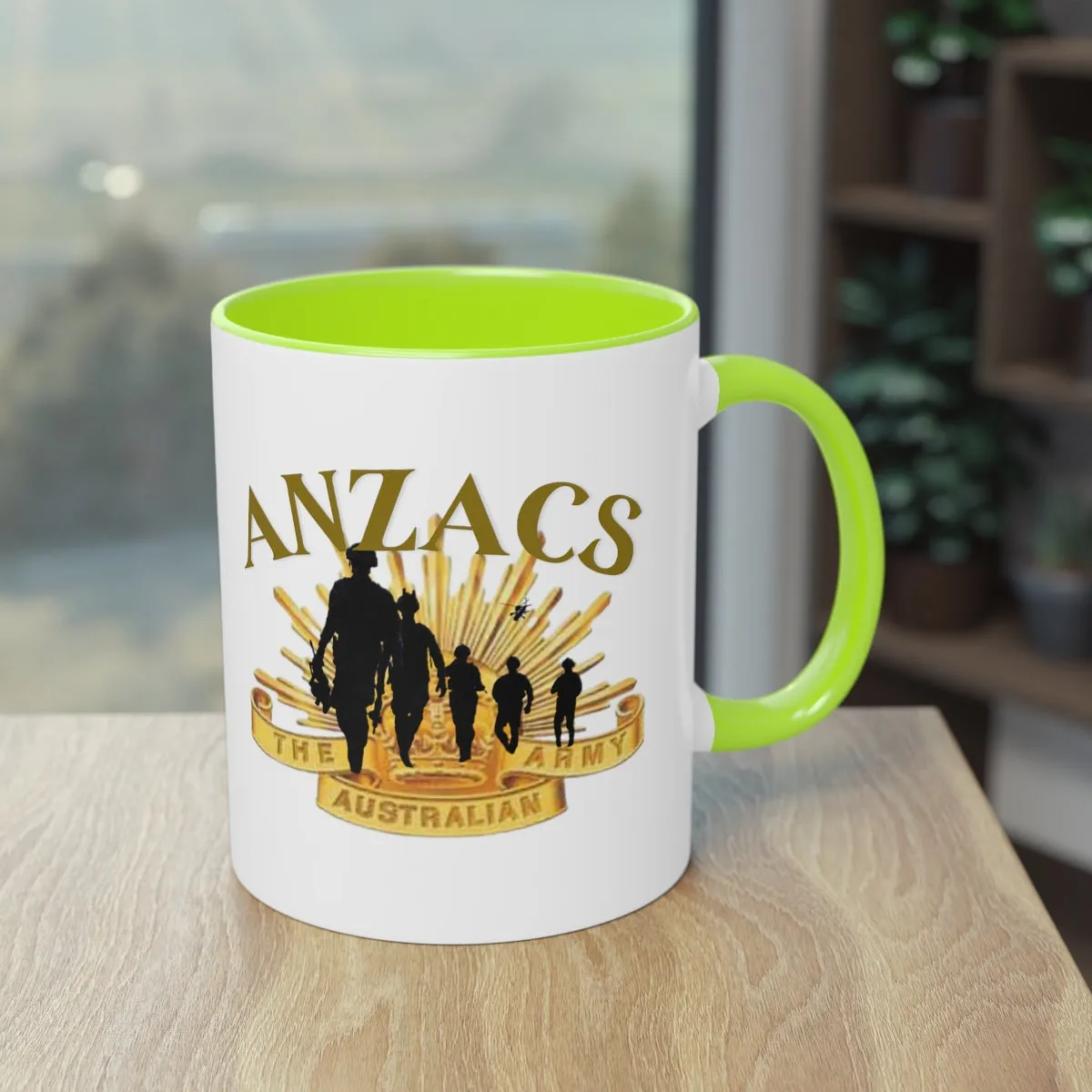 Coffee Mug  ( ANZACS ) Military Style