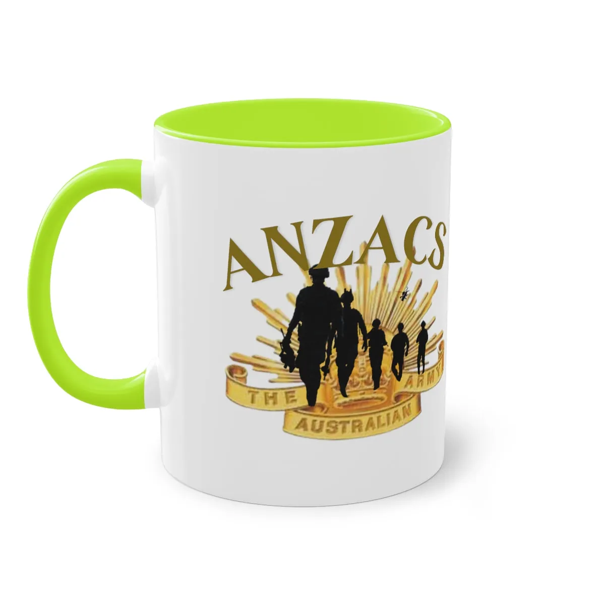 Coffee Mug  ( ANZACS ) Military Style