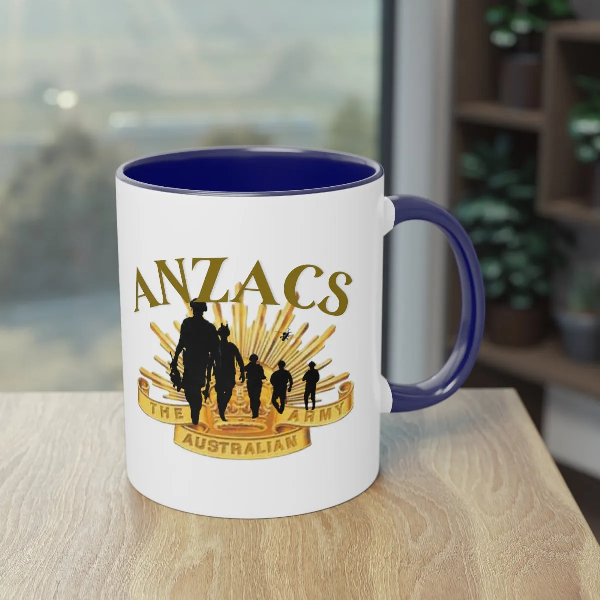 Coffee Mug  ( ANZACS ) Military Style