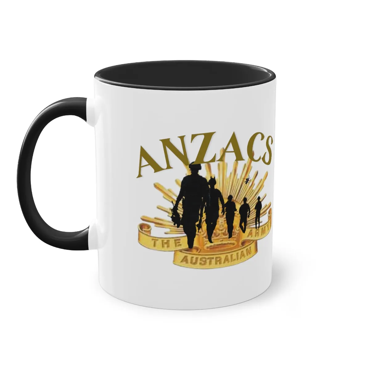 Coffee Mug  ( ANZACS ) Military Style