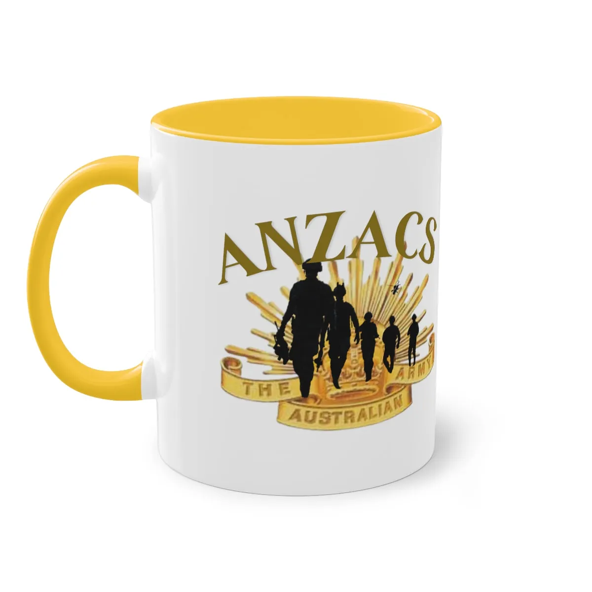 Coffee Mug  ( ANZACS ) Military Style