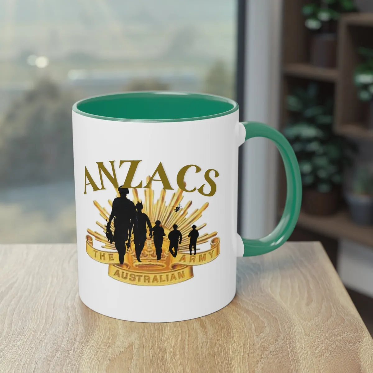 Coffee Mug  ( ANZACS ) Military Style