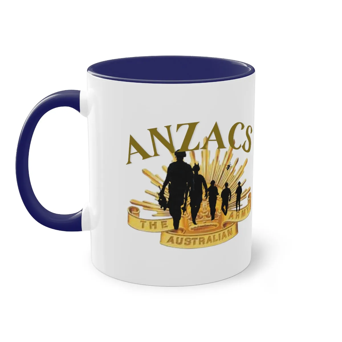 Coffee Mug  ( ANZACS ) Military Style