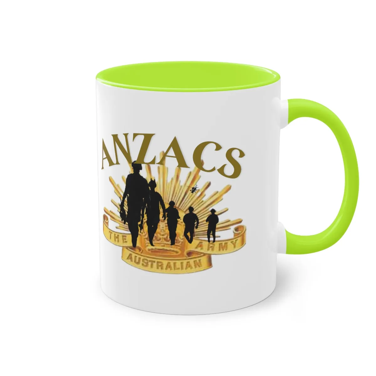 Coffee Mug  ( ANZACS ) Military Style