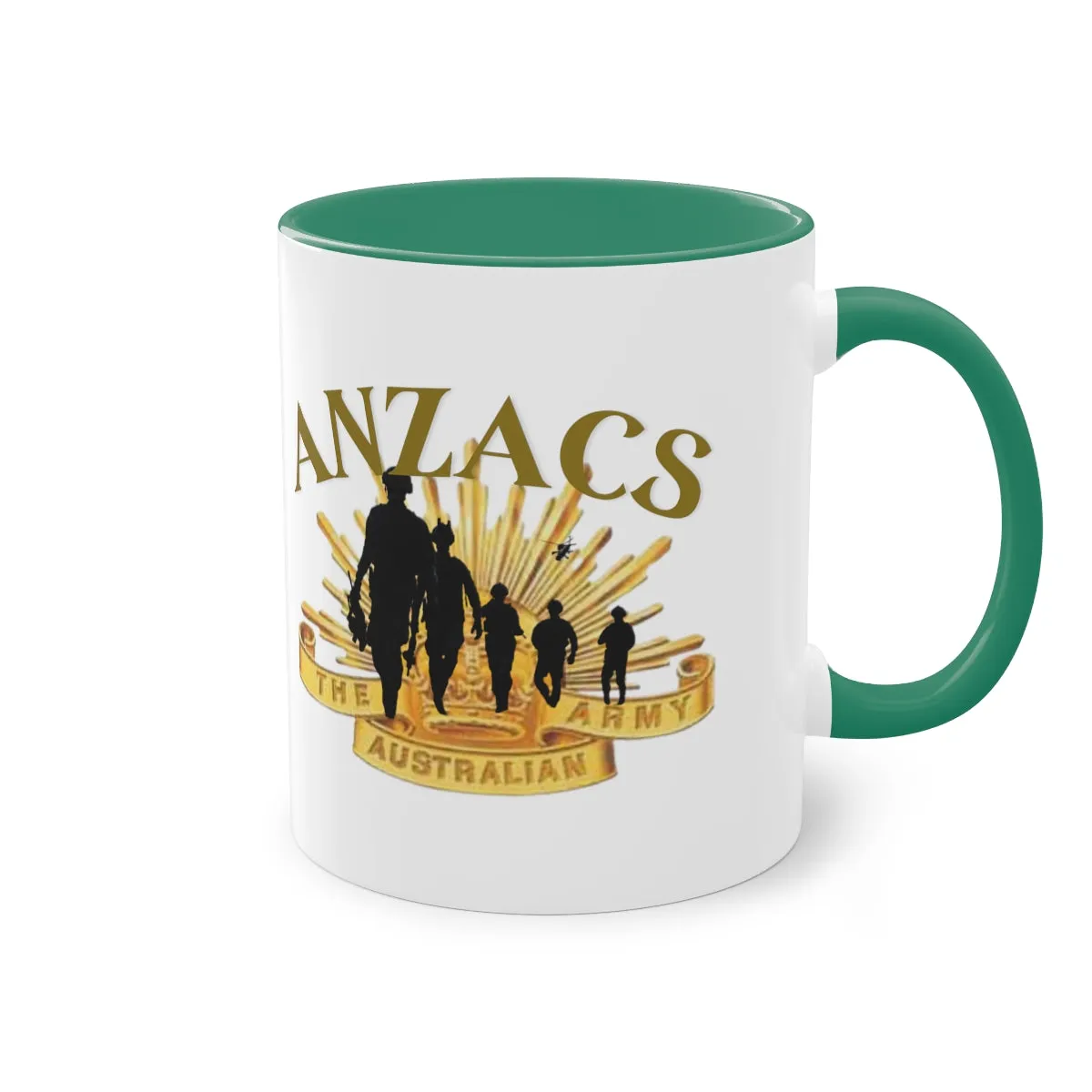 Coffee Mug  ( ANZACS ) Military Style