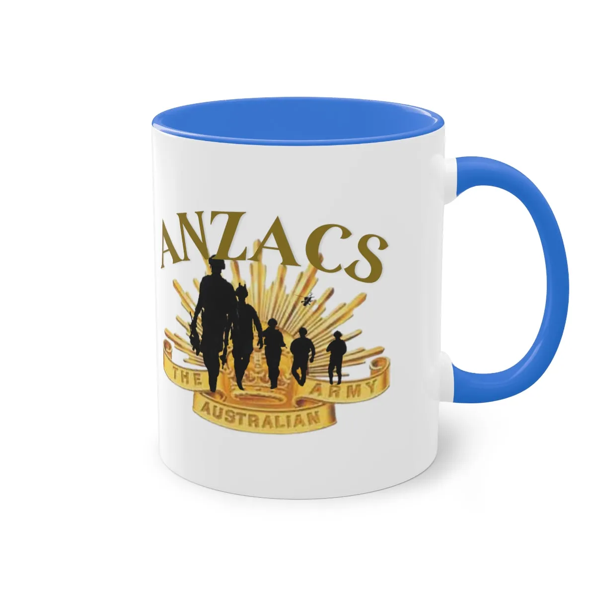 Coffee Mug  ( ANZACS ) Military Style