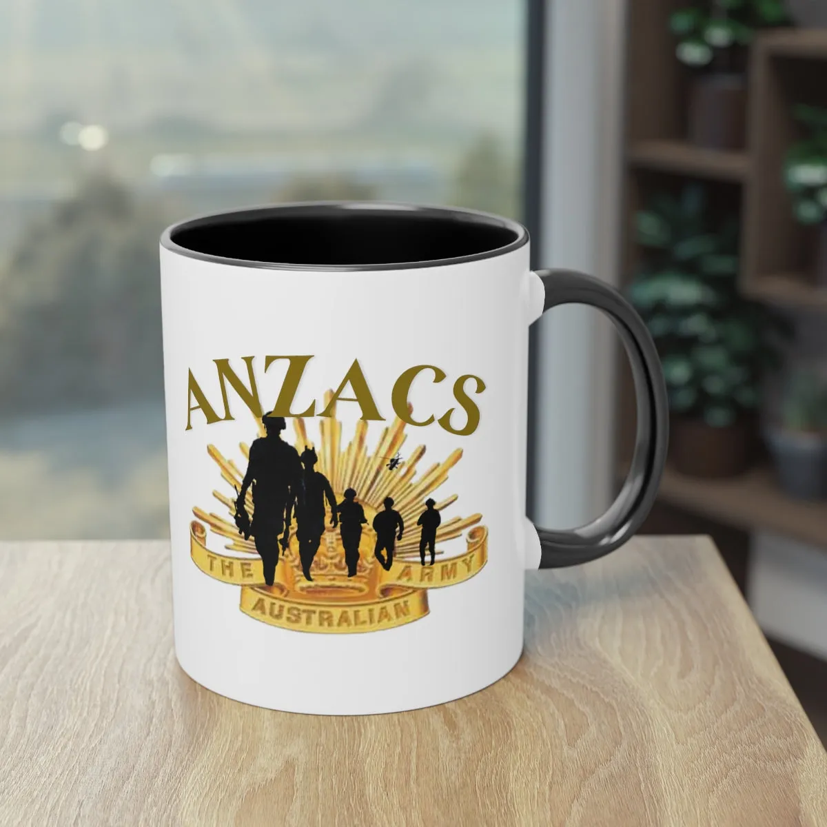 Coffee Mug  ( ANZACS ) Military Style