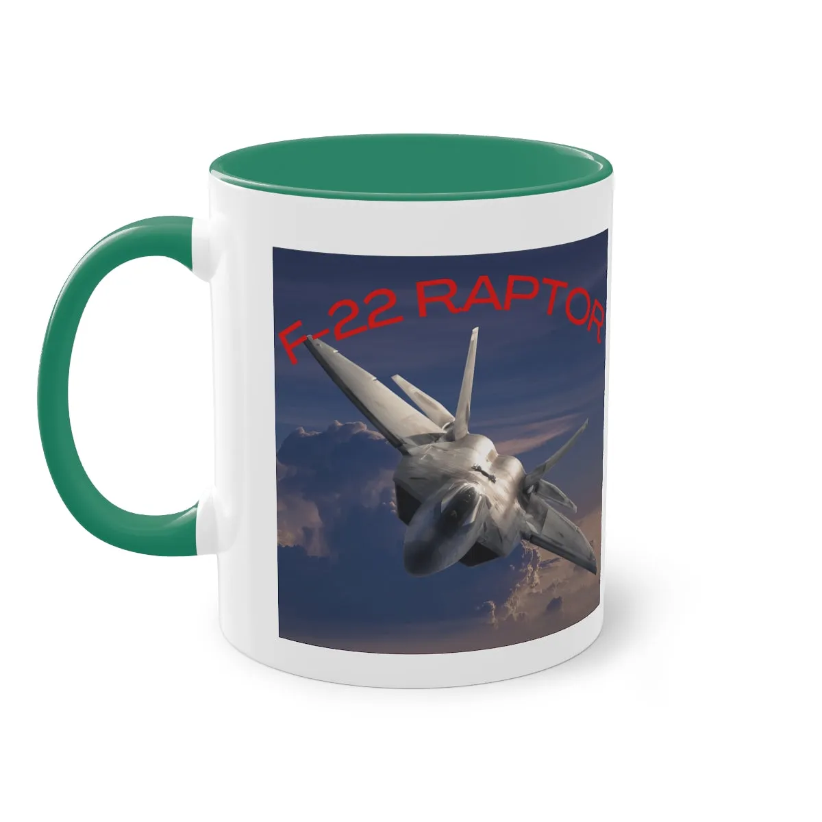 Coffee Mug  ( F-22 RAPTOR 2 ) Military Style