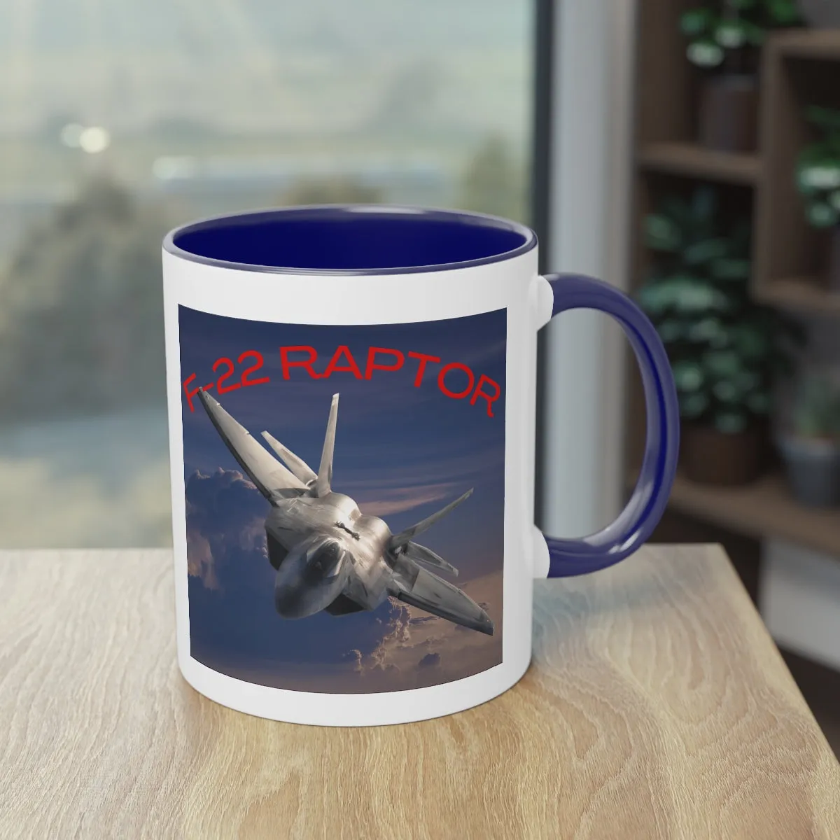 Coffee Mug  ( F-22 RAPTOR 2 ) Military Style