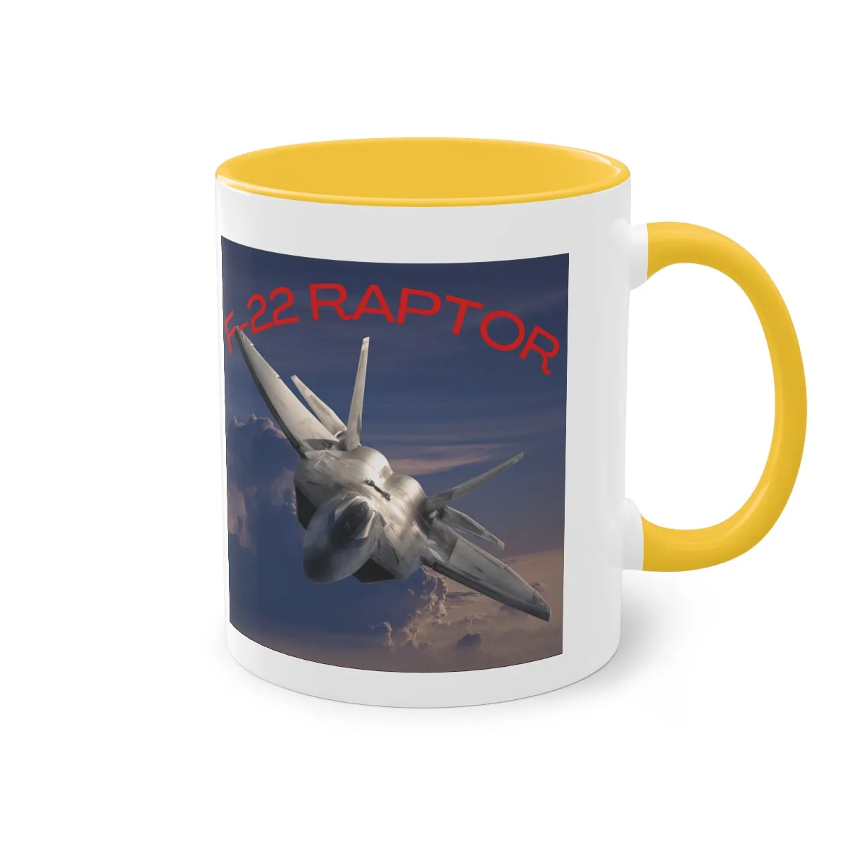Coffee Mug  ( F-22 RAPTOR 2 ) Military Style