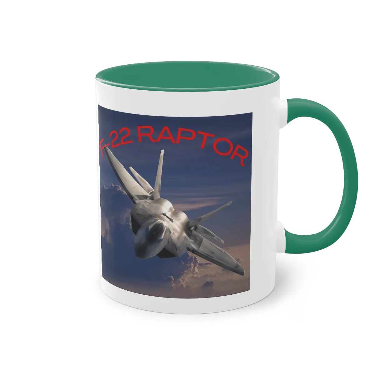 Coffee Mug  ( F-22 RAPTOR 2 ) Military Style