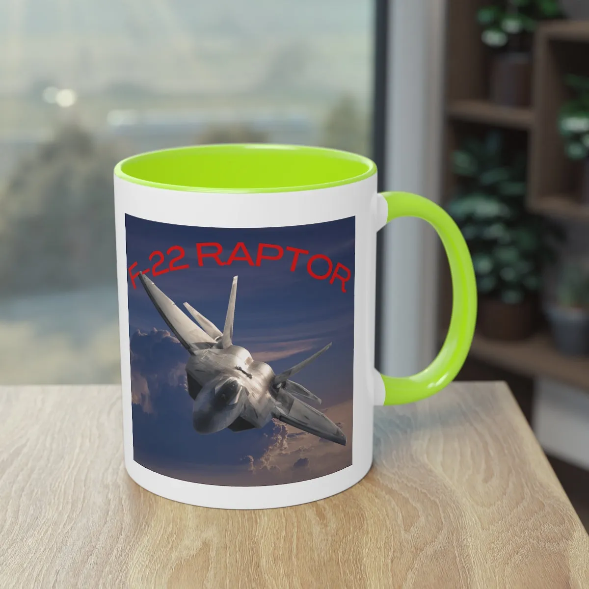Coffee Mug  ( F-22 RAPTOR 2 ) Military Style