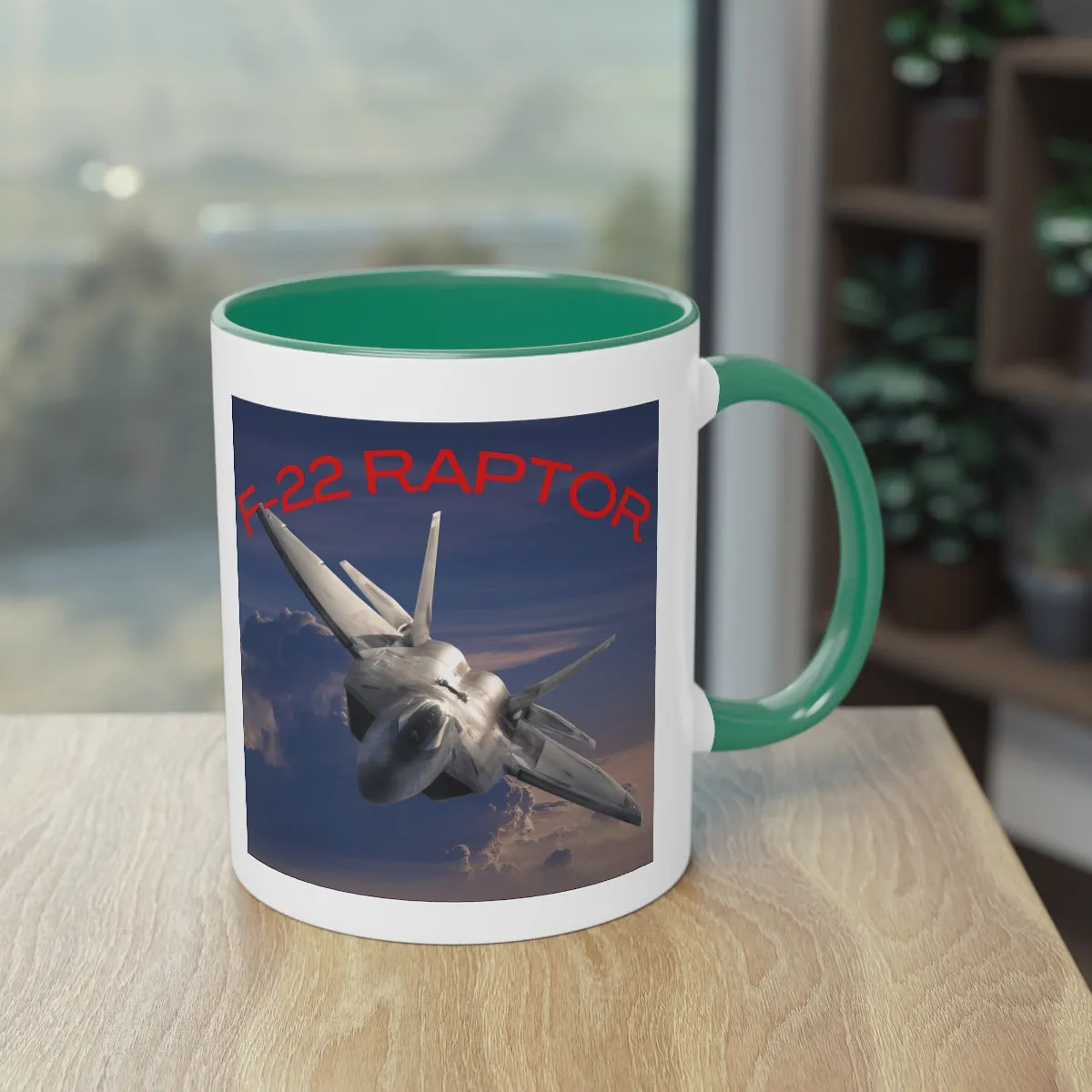 Coffee Mug  ( F-22 RAPTOR 2 ) Military Style