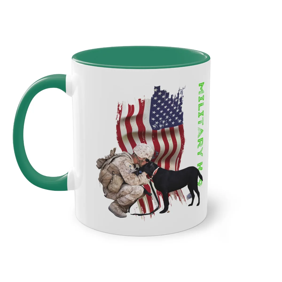 Coffee Mug  ( Military K-9 Unit ) Military Style