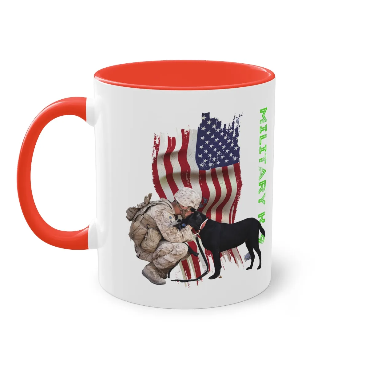 Coffee Mug  ( Military K-9 Unit ) Military Style