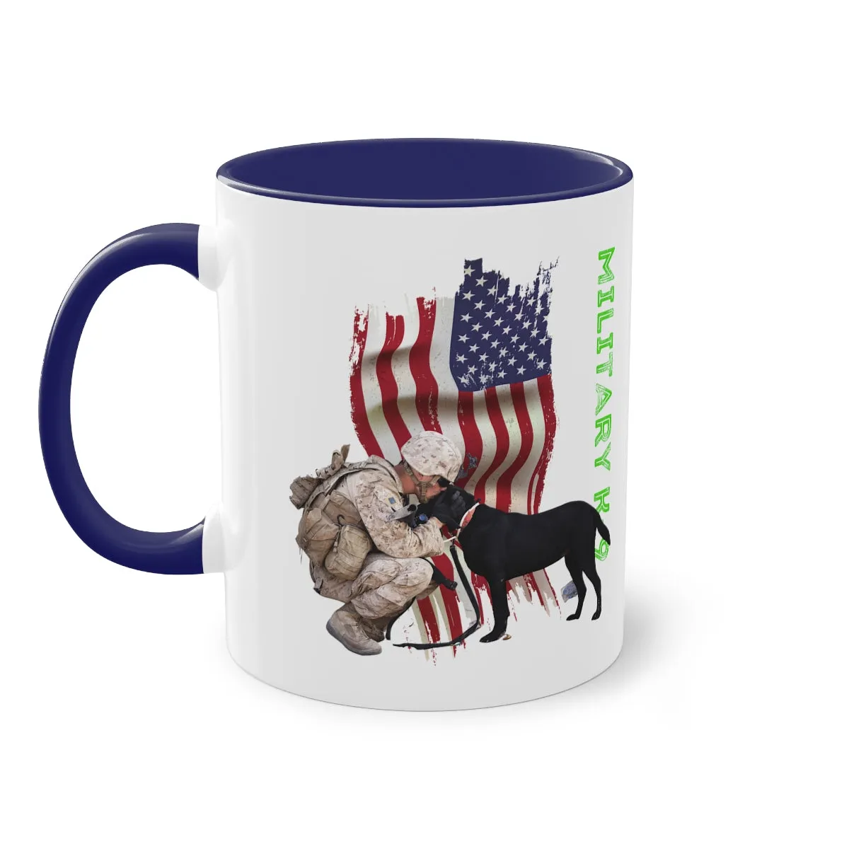 Coffee Mug  ( Military K-9 Unit ) Military Style