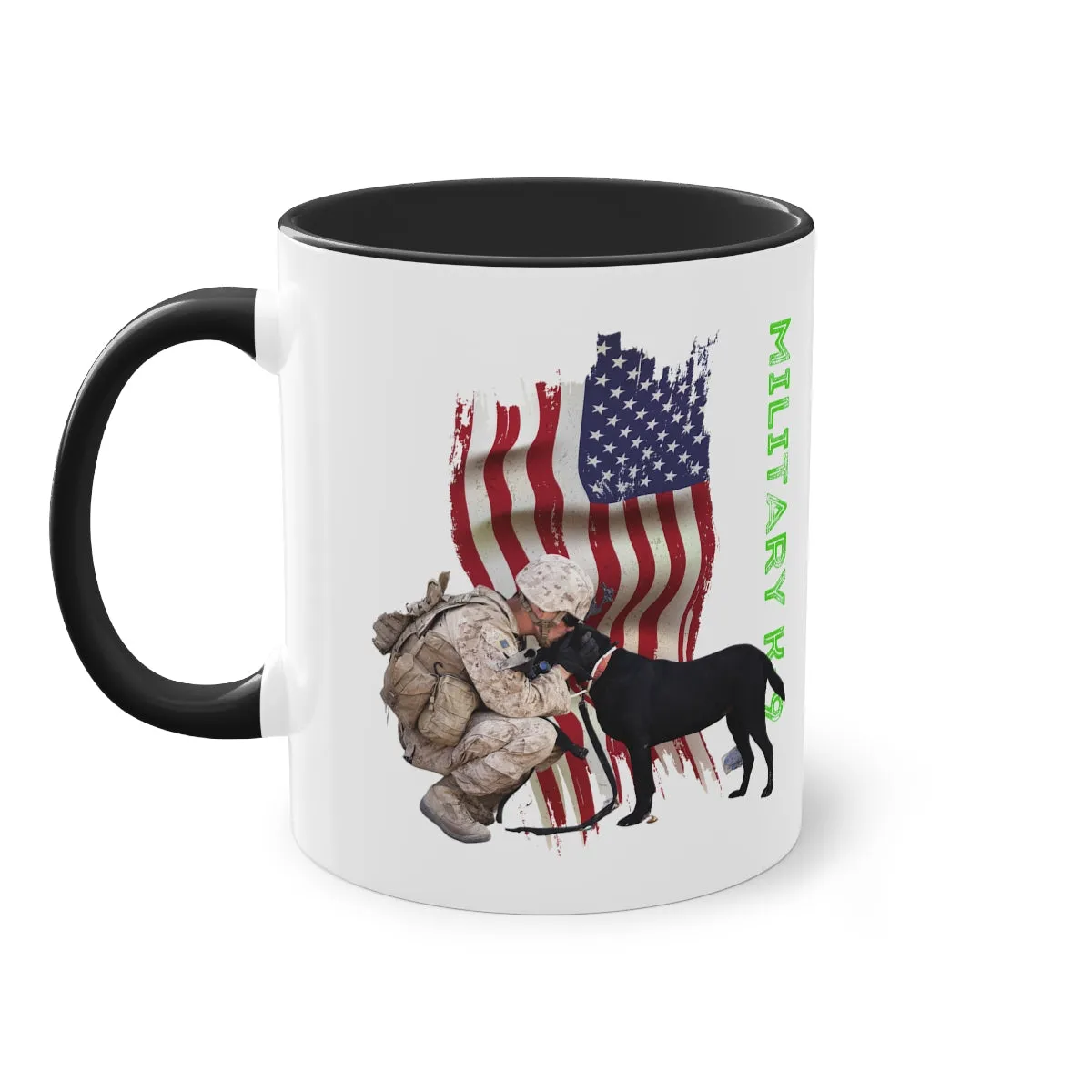 Coffee Mug  ( Military K-9 Unit ) Military Style