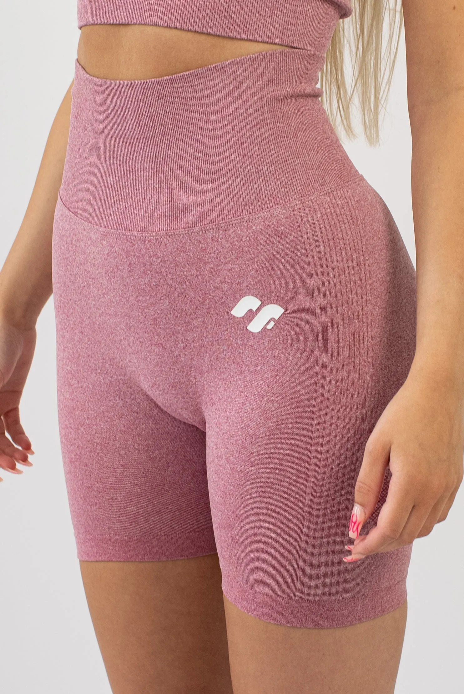 Contour Scrunch Shorts - Ruby
