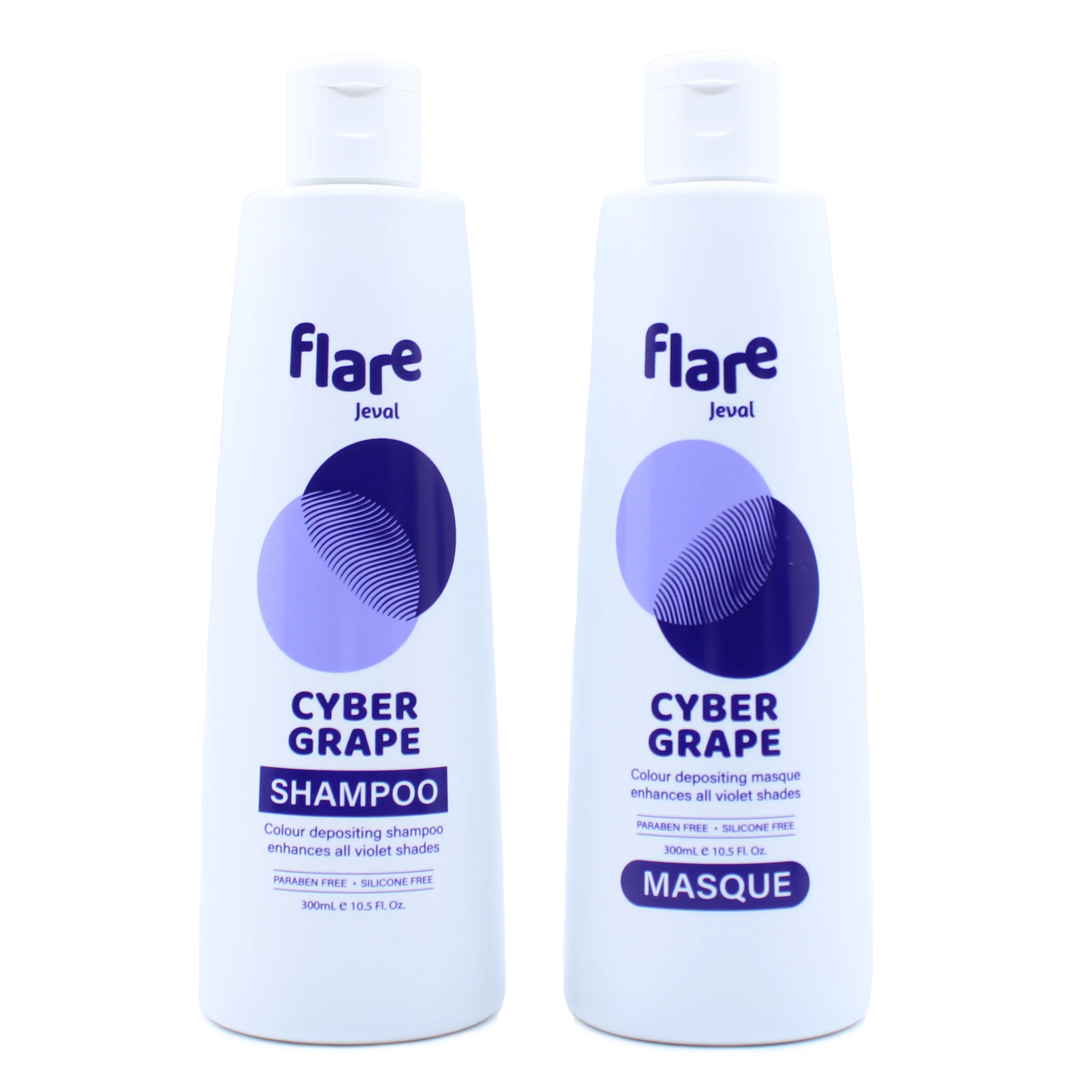 Jeval Flare Cyber Grape Shampoo & Masque Duo 300ml