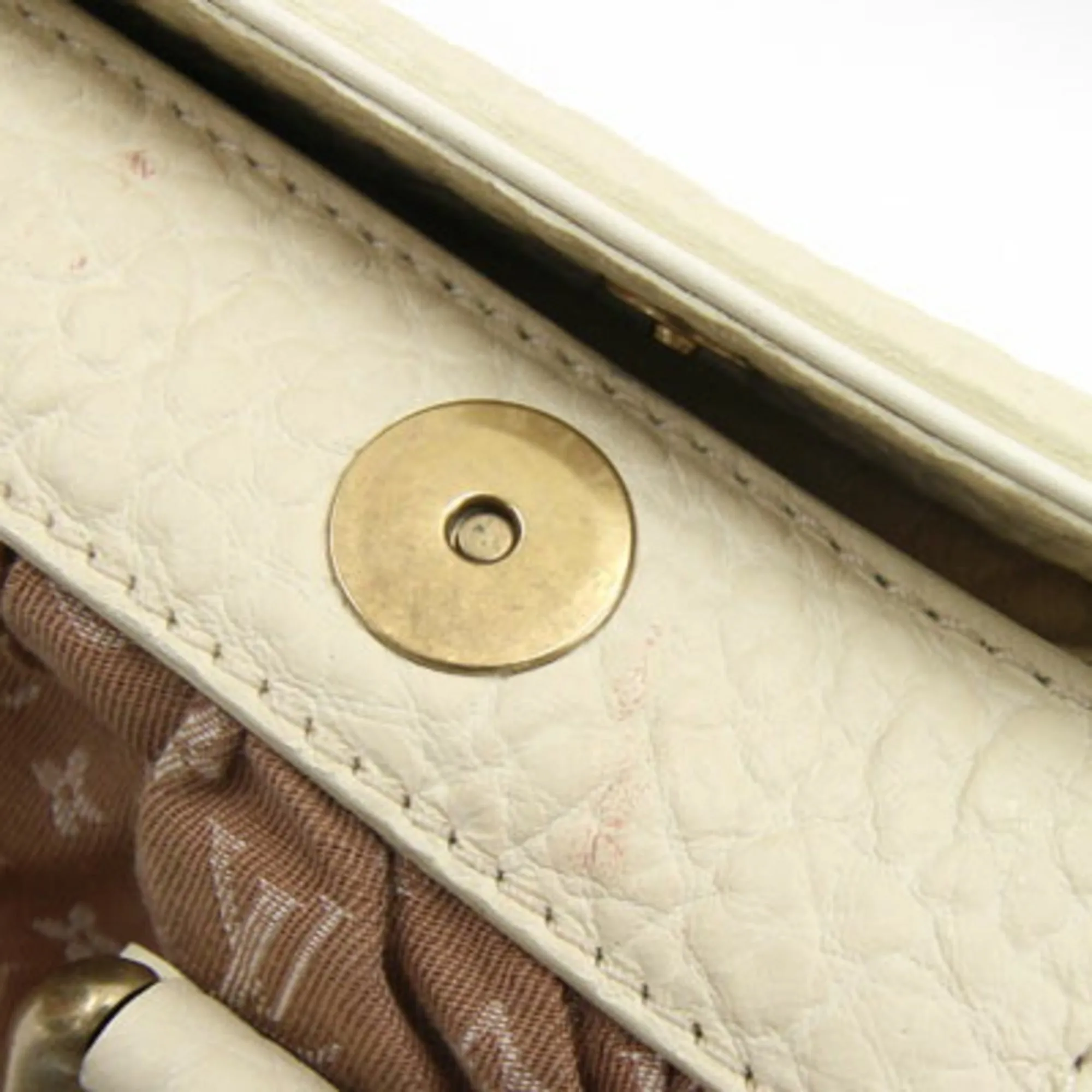 Louis Vuitton Handbag Monogram Mini Run Trapeze PM M40059 Camel Canvas Leather Ladies