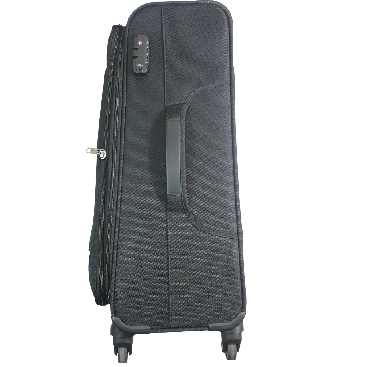 Pierre Cardin Ultra Light Black Trolley Travel Bag 24 inch