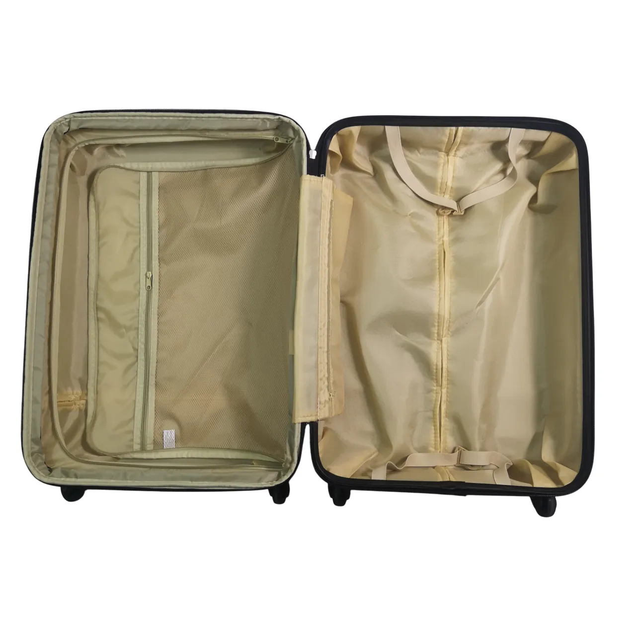 Pierre Cardin Ultra Light Black Trolley Travel Bag 24 inch
