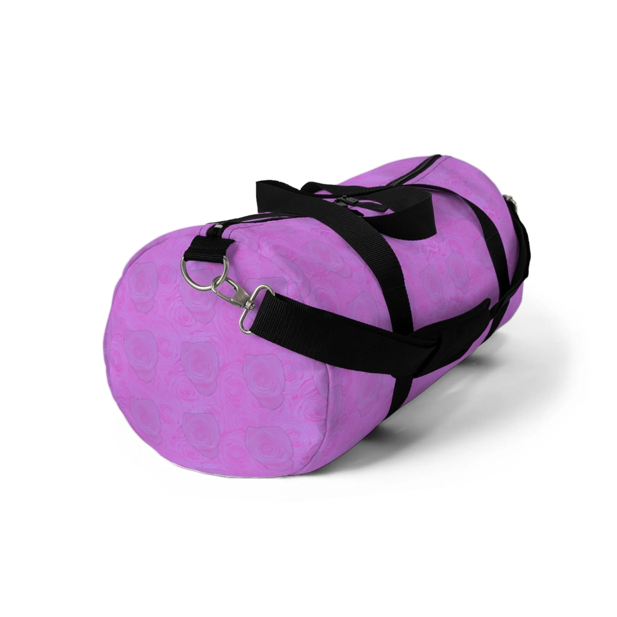 Purple Rose Duffel Bag Flower Lover Gym Bag