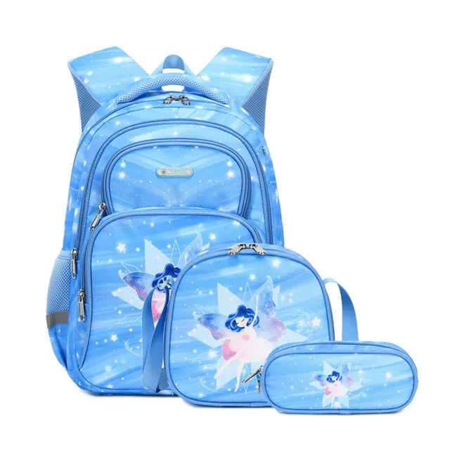 School Bags Child School Backpacks For Teenager Girls Boys Cartoon Dinosaur Backpack Lunch box With pencil Case