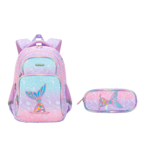School Bags Child School Backpacks For Teenager Girls Boys Cartoon Dinosaur Backpack Lunch box With pencil Case