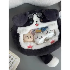 Uakiss Japanese Style Womens Backpack Cute Dog Kawaii Transparent Casual Backpacks Y2k Lolita Jk Student Fashion Harajuku Ita Bag